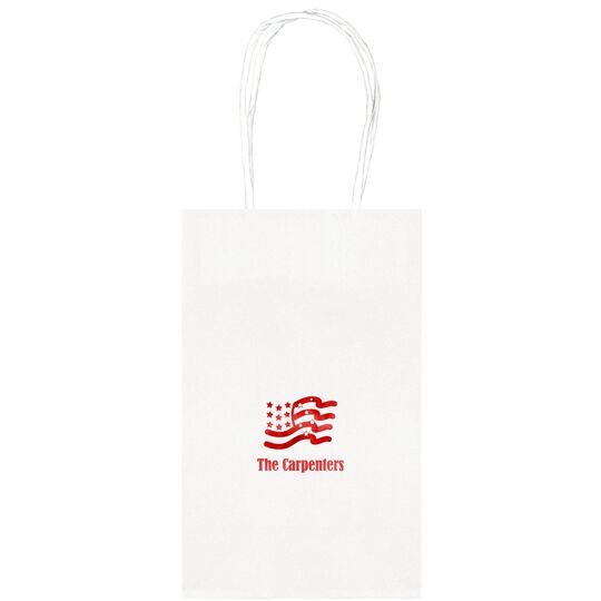 American Flag Medium Twisted Handled Bags